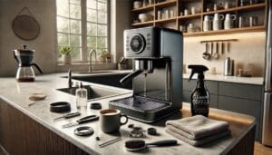 Kahvikoneen puhdistus