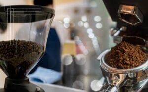 Kahvimylly espresson valmistuksessa