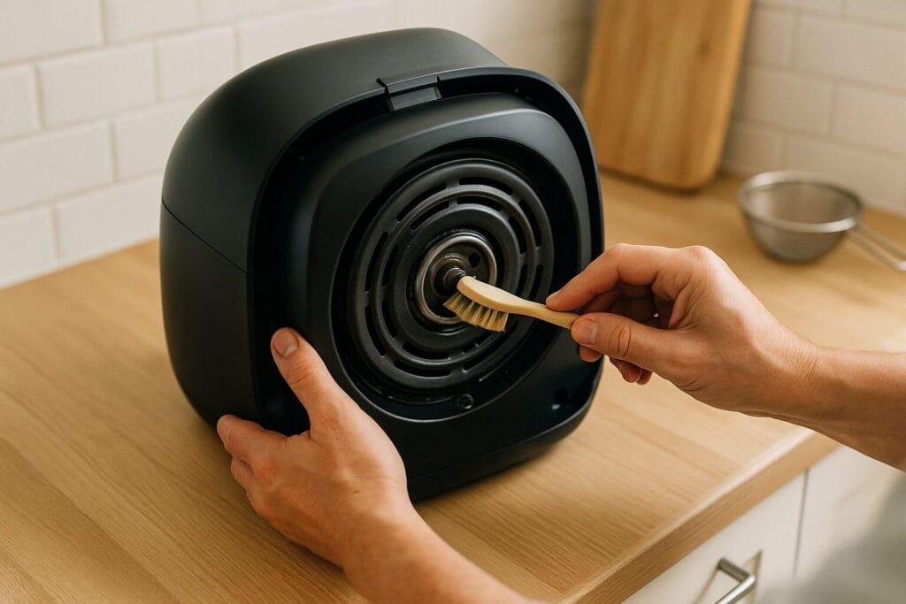 Airfryerin puhdistus