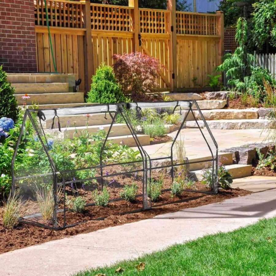 Kasvihuone PVC 2 ovella