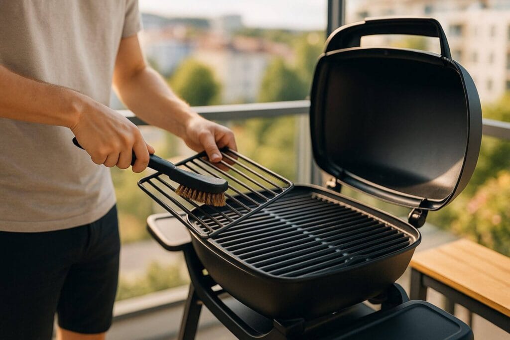 Sähkögrillin puhdistus