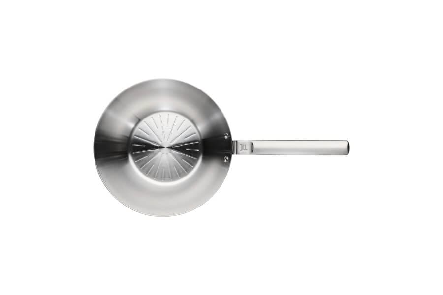 Fiskars Norden Steel wokkipannu pinnoittamaton Ø 28 cm