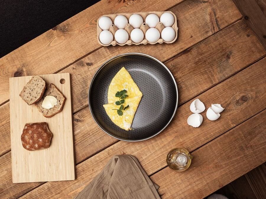 ONYX COOKWARE™ Hybridi tarttumaton paistinpannu irroitettavalla kahvalla