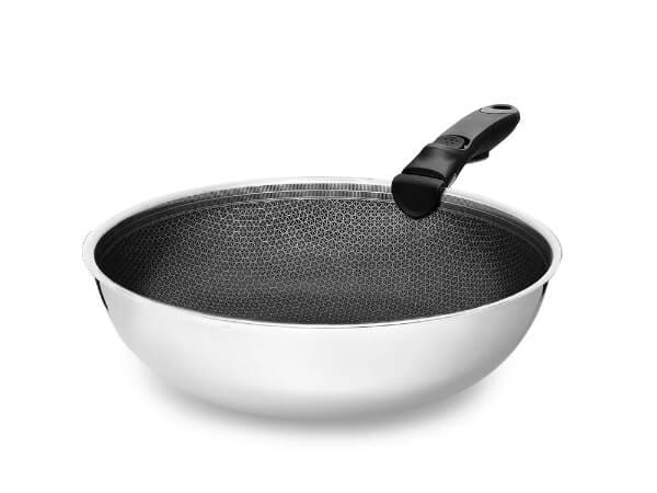 ONYX COOKWARE™ wokkipannu irroitettavalla kahvalla, 30cm